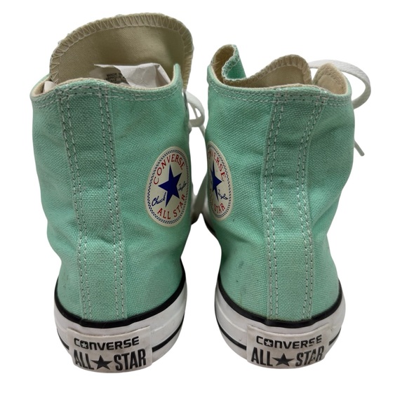 Converse All Star Chuck Taylor High Top Lace Up Teal Sneakers Shoes Womens 5 - Picture 4 of 9